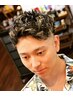 【土日限定10%オフ】カット+眉＆産毛メンテ+アイロンパーマ(部分)「8100円」