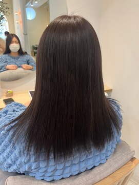 ピピバイヨーク(pipi, by yoke.) ダークブラウン/艶髪/ストレートロング