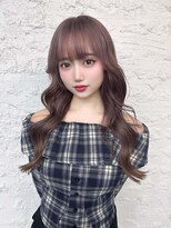 リア(riah)&nbsp;ダブルカラーレイヤーカット韓国ブリーチなしダブルカラー