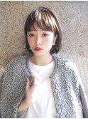 【morio札幌】札幌ショートボブ　大人かわいい黒髪パーマボブ