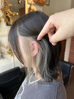 グランツヘアー(Glanz hair)&nbsp;ホワイトベージュインナーカラー