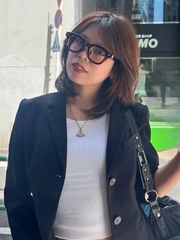 ナループロアボタン(Nalu pu loa BOTAN)の写真/《CHINATSU★海外風ラフなレイヤーカットが大好き》レイヤーカット/バタフライカット/海外風レイヤーボブ◎