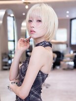 ドットハリス(.Hallis) ウルフカット/ウルフレイヤー/ハイトーン/顔周りカット/髪質改善