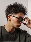ツイストスパイラルパーマ波巻きパーマシャドウパーマメンズ