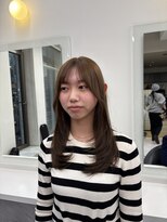 キャンディ 横浜(CANDY)&nbsp;【モエカ指名限定】オリーブベージュ×レイヤーカット