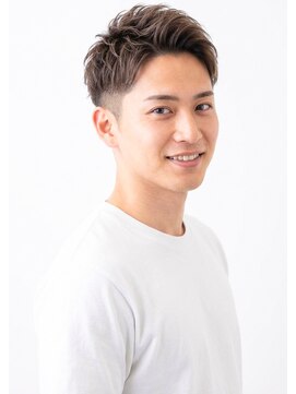 フェード/アップバング/爽やか/ビジネス/メンズショート