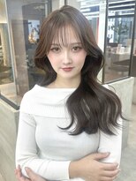 ロンドシエル 横浜(Lond ciel)&nbsp;オリーブグレー/レイヤーカット/黒髪/マロンベージュ/横浜