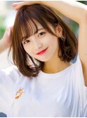 【F】20代30代40代50代◎大人透明感カラー小顔カット