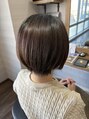 サン 都賀店(san)&nbsp;ショートボブ/透明感ナチュラルカラー◆髪質改善［都賀/四街道］