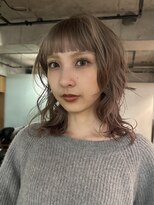 ノラジャーニー(NORA Journey)&nbsp;【蔵人】ハッシュカットレイヤーカットミルクティーベージュ