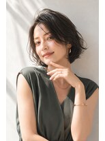 アッシュ 学芸大学店(Ash) ショートボブ/大人女性/アッシュベージュ/白髪ぼかし/脱白髪染め