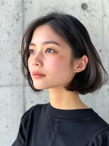 赤れんがアネックス(ANNEX)&nbsp;大人ボブ大人ショートボブ切りっぱなしボブ前髪あり前下がりボブ