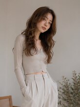 ドット ヘアー(dot.hair)&nbsp;韓国風/モカブラウンカラー/ロングパーマ
