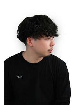 グロウ 別府店(growth) シャドウパーマ刈り上げツーブロックルーズパーマ