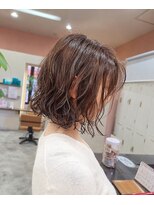 エイム ヘアメイク 横川店(eim HAIR MAKE)&nbsp;ミディアムラフパーマ