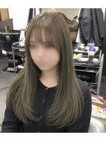 ヘアーズクレッセント(CRESCENT)&nbsp;オリーブカラー ローレイヤー