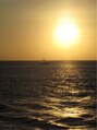 メリーランド 宮崎台店(MerryLand) 沖縄で撮影した軌跡の一枚！！太陽の下の船が絶妙！！