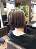 骨格矯正前下がりボブ☆