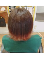 ヘアーメイク ラウラ(Hair+Make RauRa) 外ハネボブ× 裾カラー