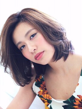 リラ ヘアー(LILA HAIR) 【LILA  HAIR】透明感カラーでつやロブ