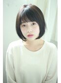 透明感カラー×ショートボブ Lino by U-REALM