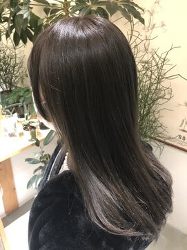 ラヴェストバイフレイスウェル(LOVEST by frace well) 【LOVEST服部】ツヤ感グレージュカラー/ロング/ヘルシースタイル