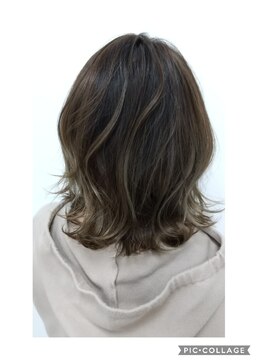 ヘアポジションバラジマ 茨島店 HAIR Position ミディアムスタイル