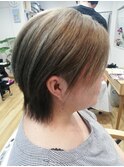 外跳ねになっても可愛い大人ショートヘア