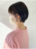 ナチュラルショート_外ハネボブセクションカラー_ba389331