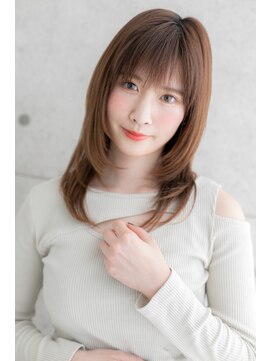 ミック 日暮里店(miq) ミストバングが大人かわいい…前下がりネオウルフレイヤーb1