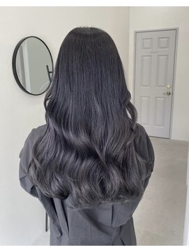 ソヨン 蟹江店(SOYON) 【お客様スタイル】ブルーバイオレット Wカラー