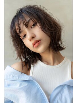 イルハバナ 渋谷(ill HAVANA) ひし形くびれボブ/ハイライト/インナーカラー/ボブ/20代30代