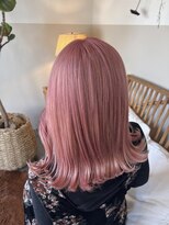 ヘアーデザインサロン スワッグ(Hair design salon SWAG) coral pink