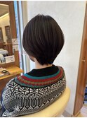 ショートボブ／ショート／イルミナカラー／グレーカラー／和光市