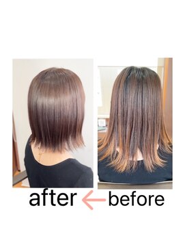 カーサインフィニテイ Hair Design caRsa INFINITY 髪質改善カラーエステ 美髪外ハネ