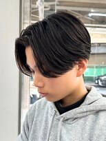 エルマーク 梅田(L-MARK)&nbsp;センターパートニュアンスパーマ韓国カルマパーマコンマヘア