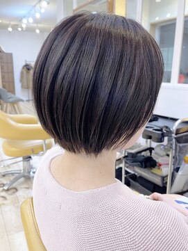 モリオ フロム ロンドン 成増店 【morio成増/児玉】丸みショートボブ ラベンダー