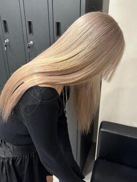 ベレーザ 渋谷(BELEZA) 7614ミルクティーアッシュベージュハイトーンカラー韓国レイヤー