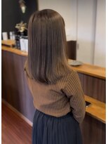 リピーヘアーデザイン(Repy Hair Design)&nbsp;髪質改善+グレージュ系カラー+カット