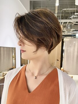 ゴウトゥデイ 渋谷MODI店(GO TODAY) 【大人ショート】雰囲気ある大人ハンサムショート