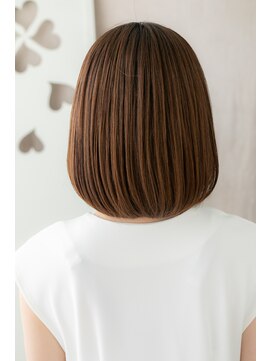 カバーヘア イヴ 戸頭店(COVER HAIR EVE) シースルーバングワンカール美髪前下がりボブディZ戸頭30代40代