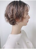 【morio原宿】ミニボブパーマ　ニュアンスパーマ　ゆるふわ