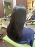 【うる艶贅沢】レディースカット＋ヘッドスパ＋髪質改善トリートメント￥15000