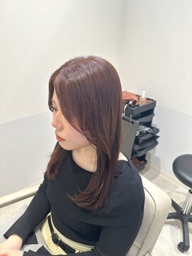 エレノア 枚方(Eleanor) レイヤーカット×カシスレッド○山地