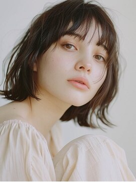 フレイムス 高崎(Frames) 20代30代40代★大人可愛いモテ髪ウェーブヘアボブ