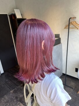 ヘア カシータ(Hair Casita) 【Hair　Cssita】エンドカラー　ピンクカラー