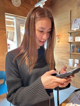 美容室 ビ フェスカ(B FESCA) ツヤ髪スタイル/アッシュ/ストレート/20代30代40代