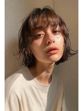 ラナ 新宿(lana) メンズ/パーマ/ミディアム/ブラウン/【lana hair新宿】