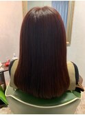 髪質改善セミロング