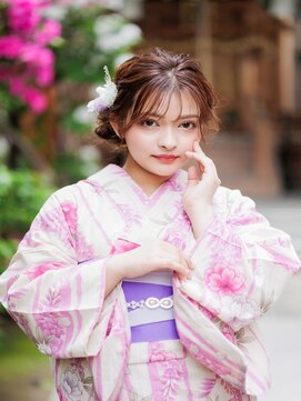 ヘアメイクサロンシャルメ(Hair Make Salon CHARMER) 浴衣シニヨン♪